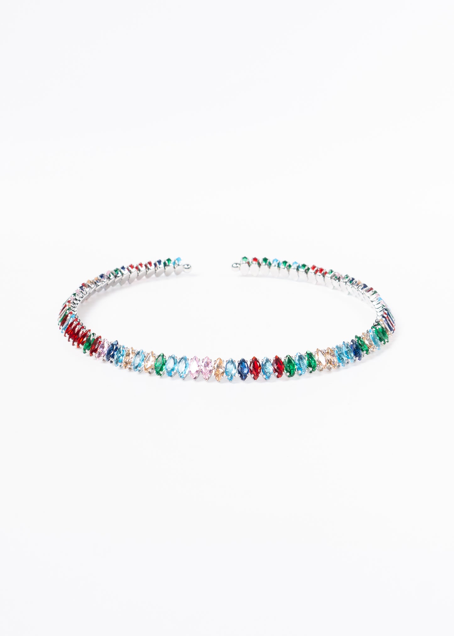 Gargantilla brillo sin fin zirconias multicolor - gala