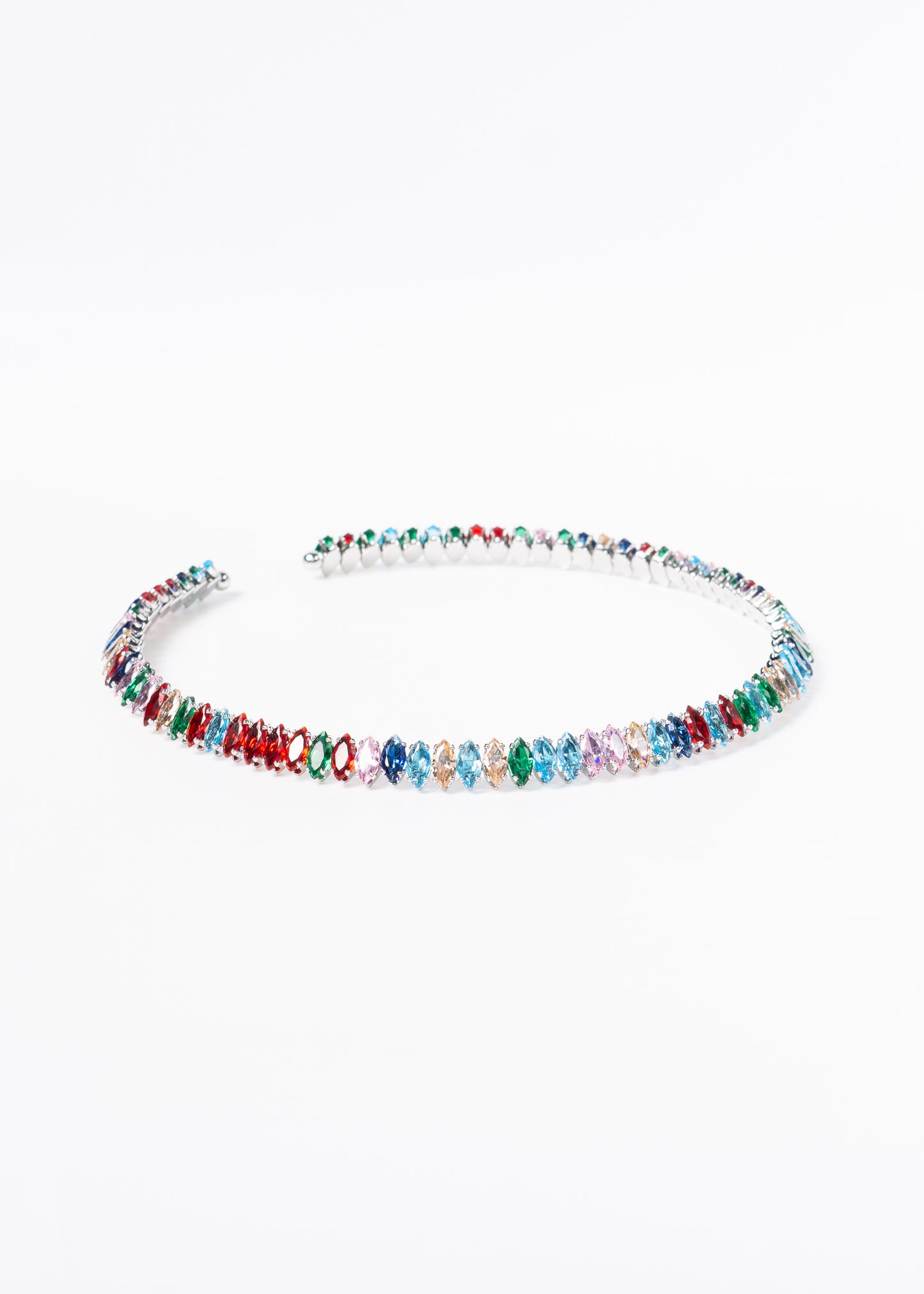 Gargantilla brillo sin fin zirconias multicolor - gala