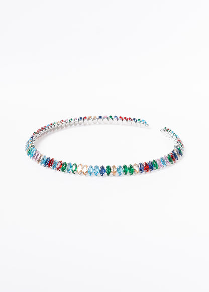 Gargantilla brillo sin fin zirconias multicolor - gala
