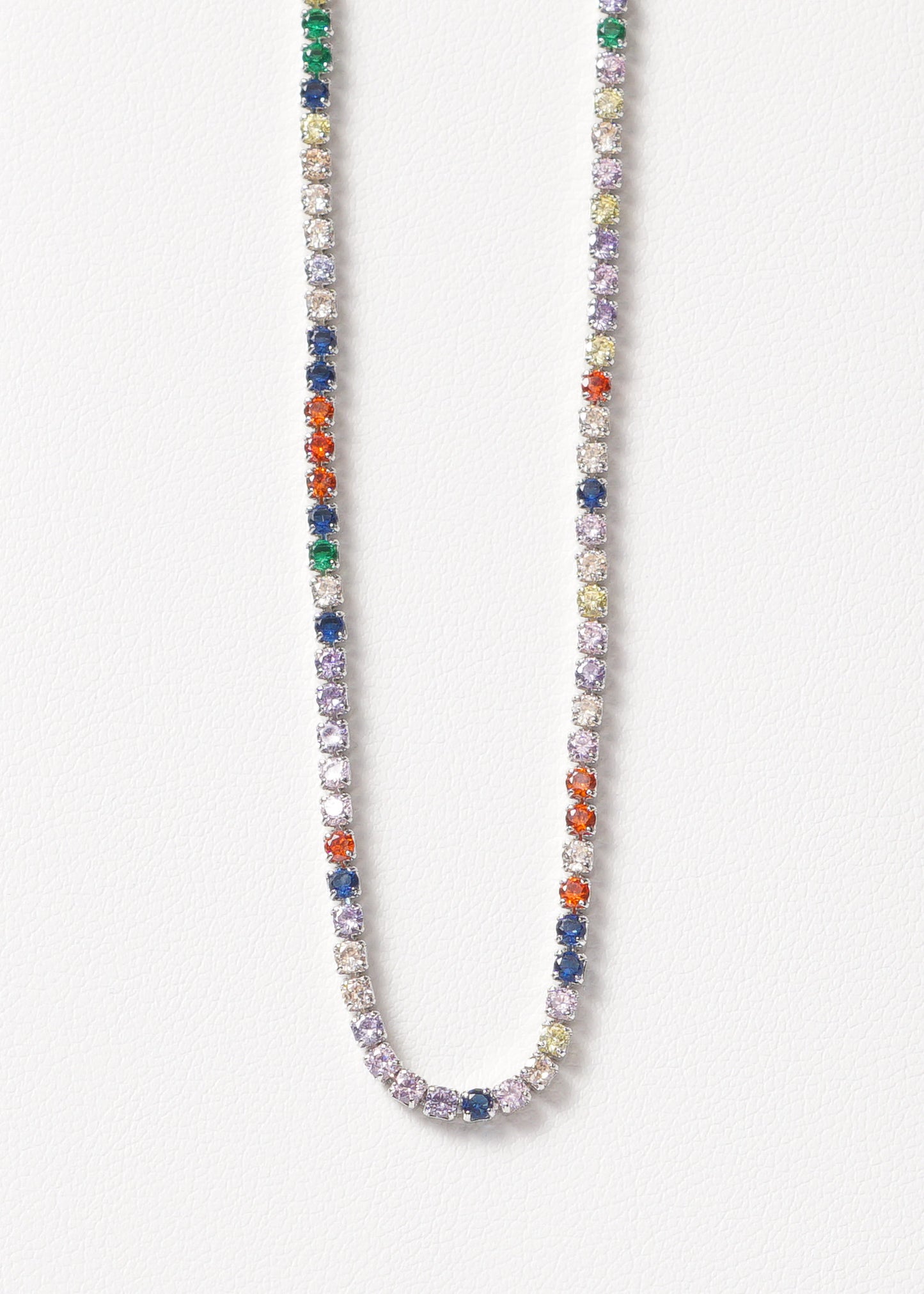 Collar gargantilla strass multicolor - gala