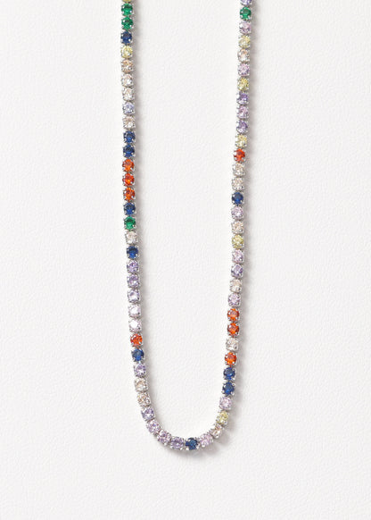 Collar gargantilla strass multicolor - gala