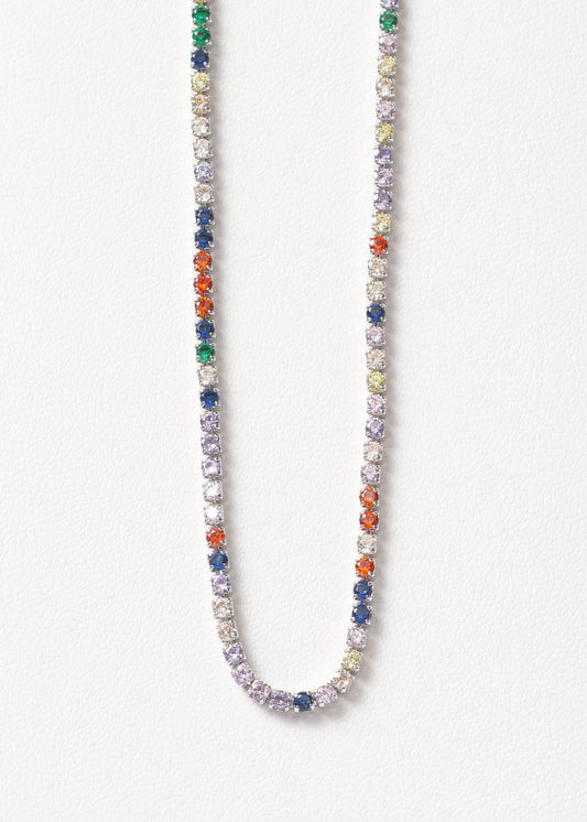Collar gargantilla strass multicolor - gala