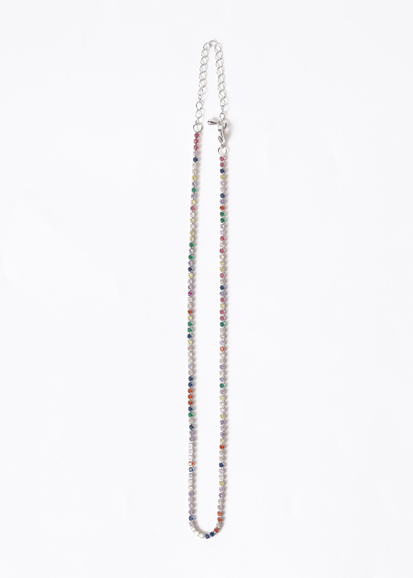 Collar gargantilla strass multicolor - gala