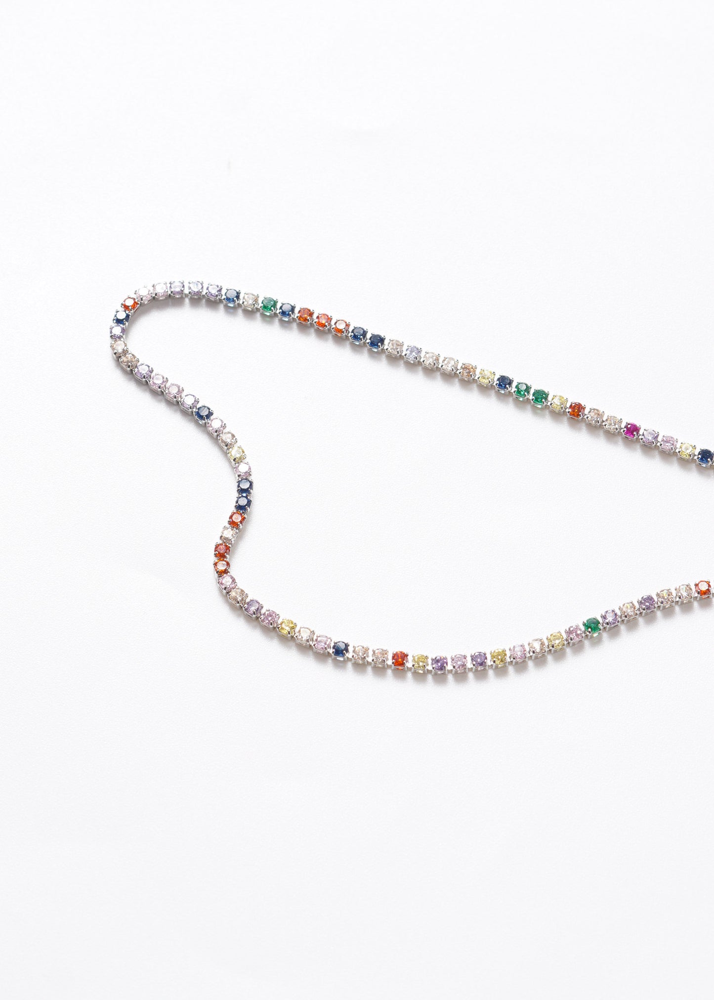 Collar gargantilla strass multicolor - gala
