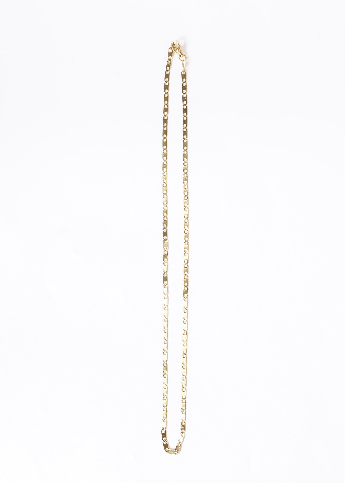 Cadena collar chapitas acero quirúrgico