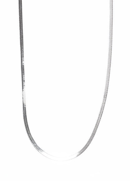 Cadena serpiente fina 2mm acero quirúrgico