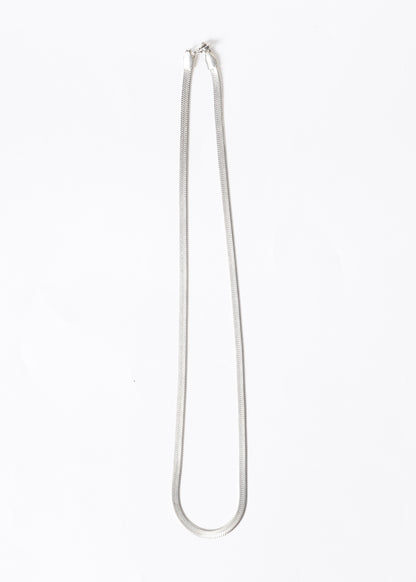 Cadena serpiente 4mm acero quirúrgico blanco