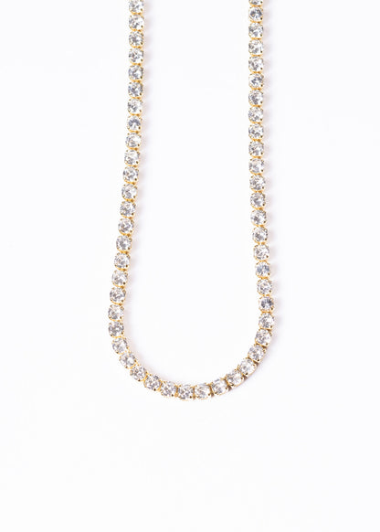 Collar gargantilla zirconias sin fin - Gala enchapado en oro