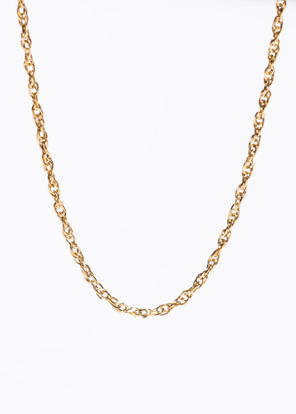 Cadena singapur 50cm acero quirúrgico dorado