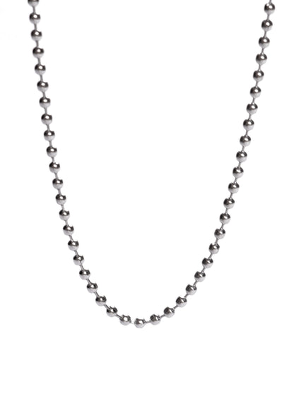 Cadena multi esferas 50cm acero quirúrgico