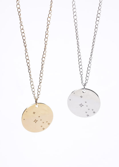 Set x2 collares con dije medalla estrellas acero quirúrgico