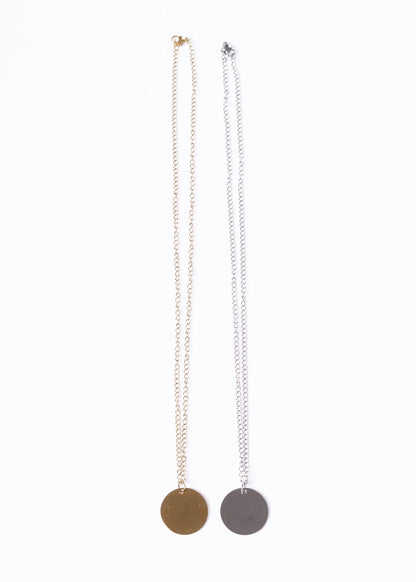 Set x2 collares con dije medalla estrellas acero quirúrgico