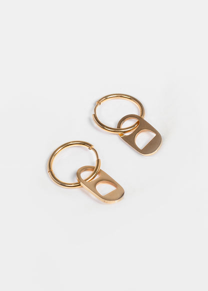 Aros con chapita acero quirúrgico