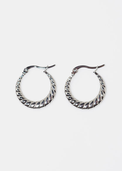 Caravanas aros labrados 22mm acero quirúrgico