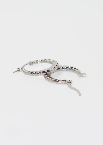 Caravanas aros labrados 22mm acero quirúrgico