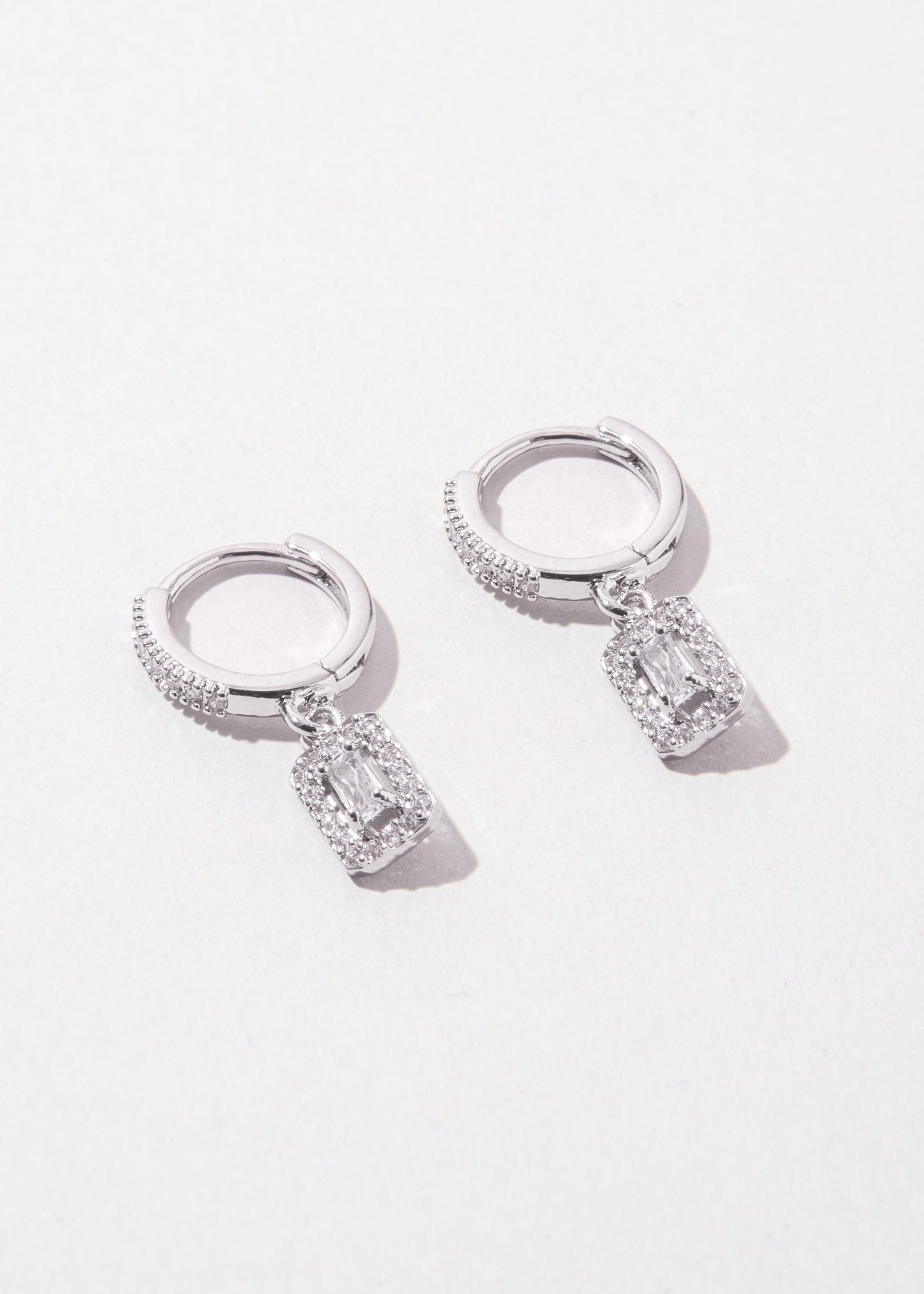 Caravanas aros lady di zirconia acero quirúrgico