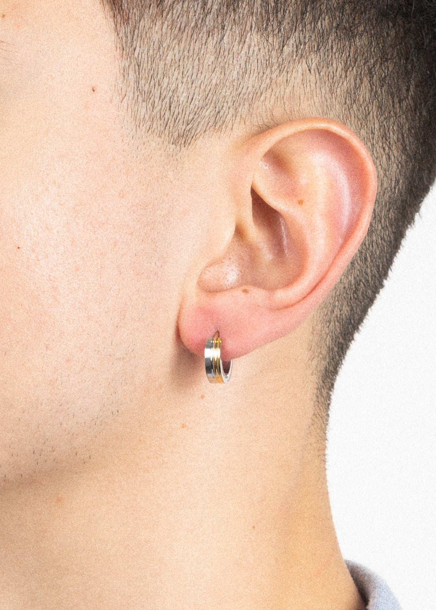 Caravanas aros huggies italianos acero quirúrgico