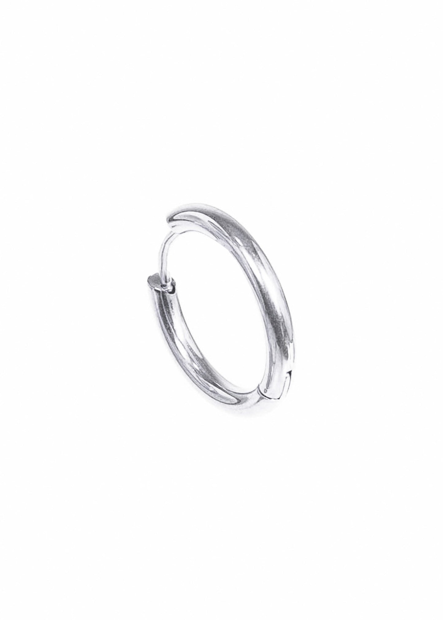 Caravana aro básico chico 9mm acero quirúrgico - Unidad