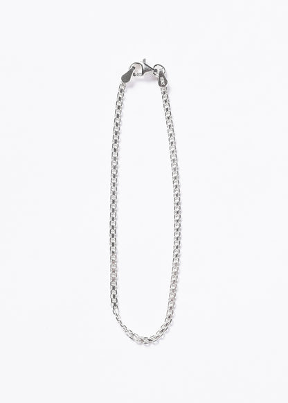 Pulsera Bismarck fina 2mm plata 925 - Unisex