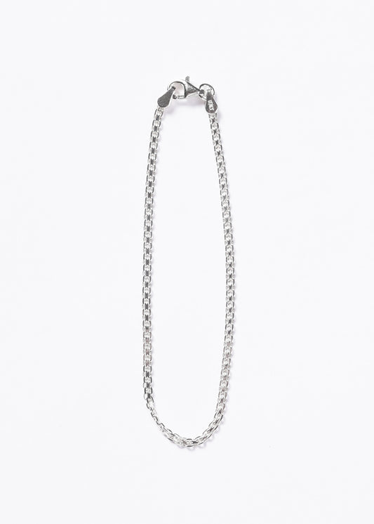 Pulsera Bismarck fina 2mm plata 925 - Unisex