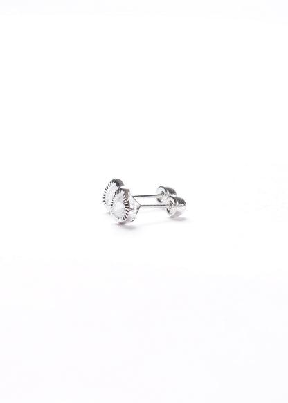 Caravanas abridoras corazón Plata 925 & Zirconias