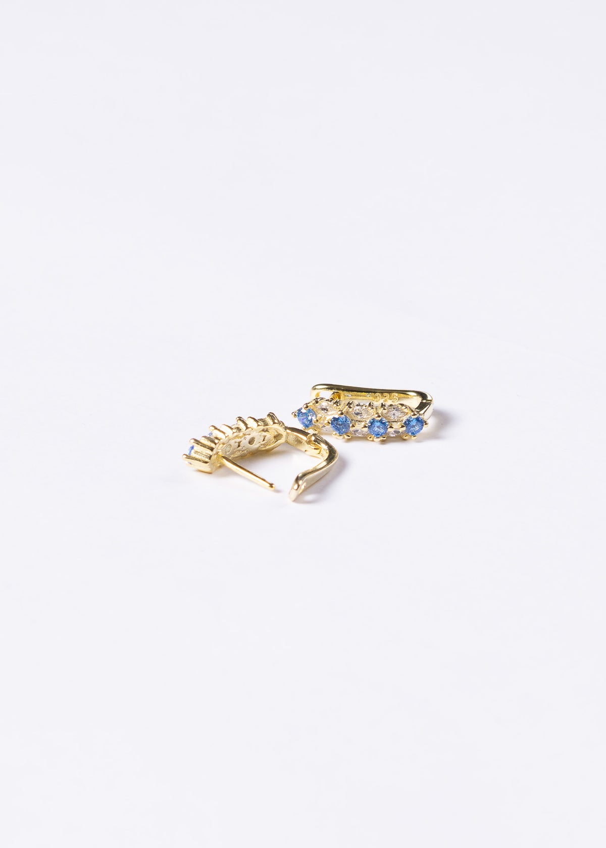 Caravanas Celestial Royatly Plata 925 & Baño de oro 18k