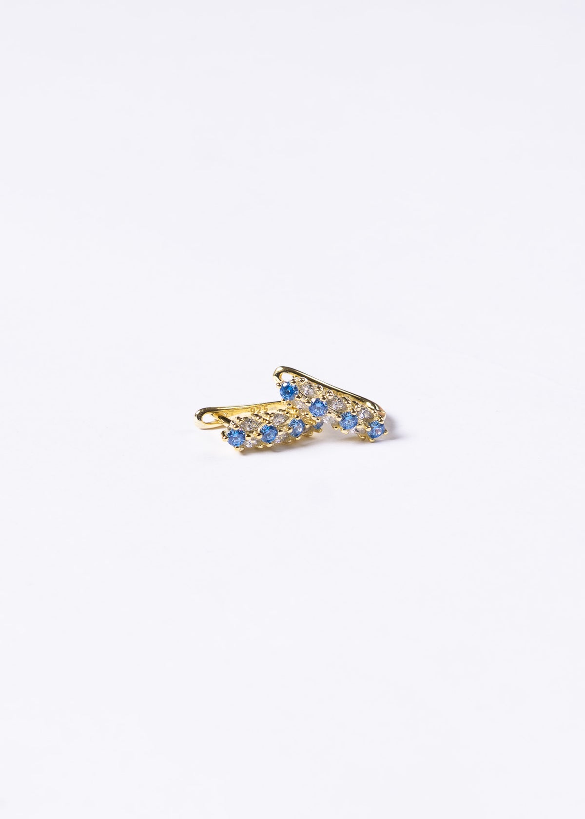 Caravanas Celestial Royatly Plata 925 & Baño de oro 18k