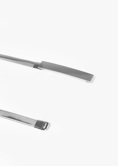 Cinto metálico placa elastizado