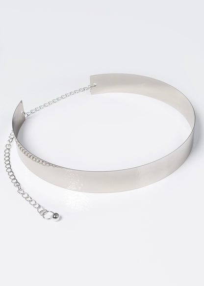 Cinto metálico con cadenita - Ancho