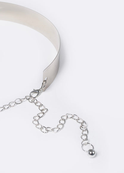 Cinto metálico con cadenita - Ancho