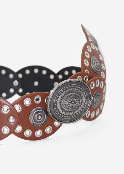 Cinto country steel con hebilla ovalada