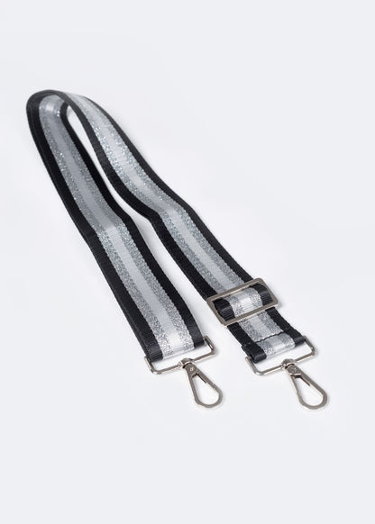 Correa para cartera black and grey