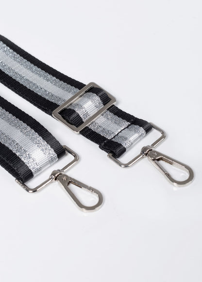 Correa para cartera black and grey