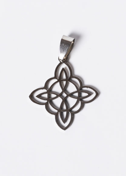 Dije nudo de brujas acero quirúrgico