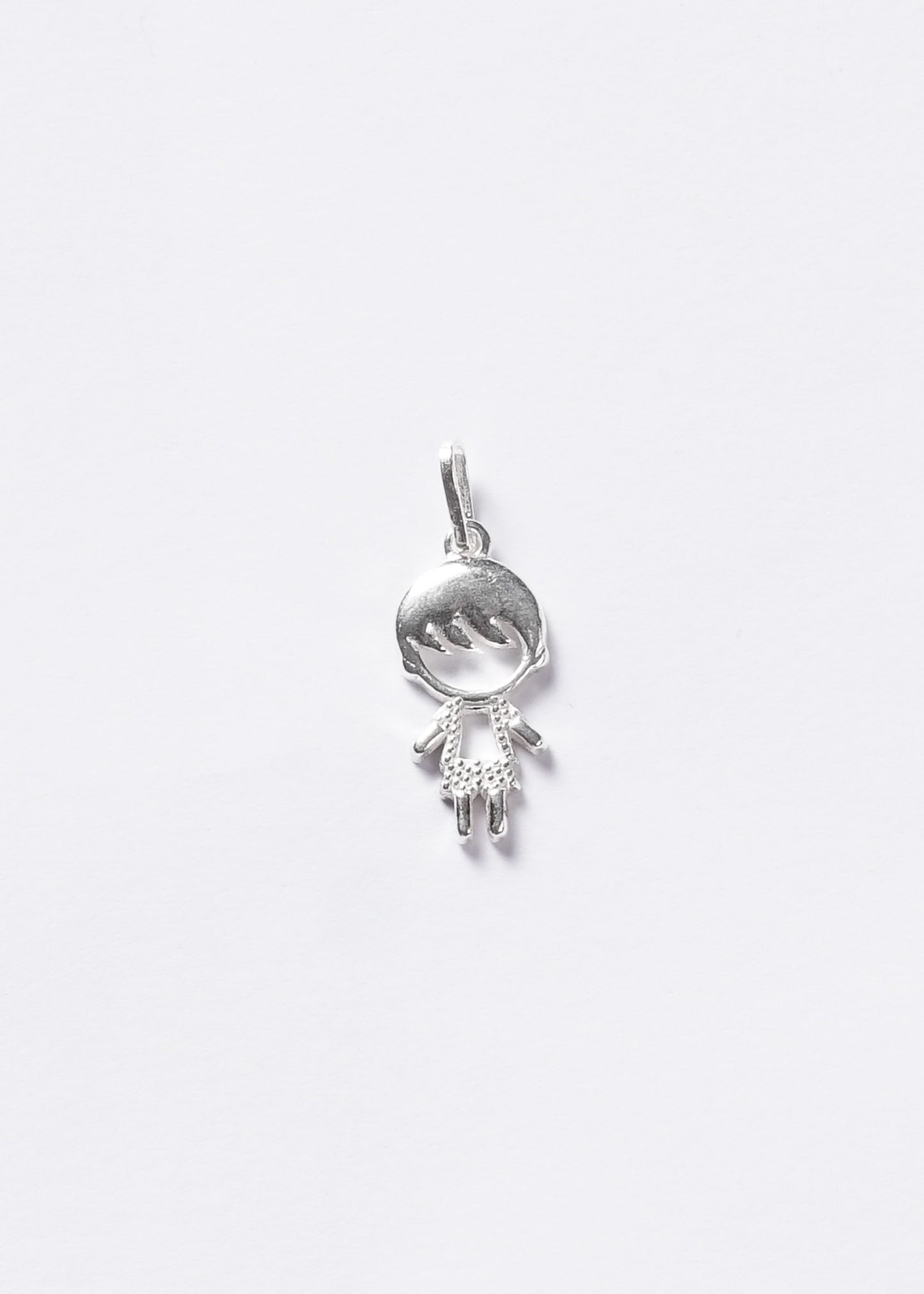 Dije Nene 20mm labrado plata 925