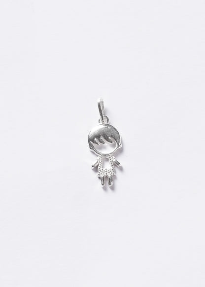Dije Nene 20mm labrado plata 925