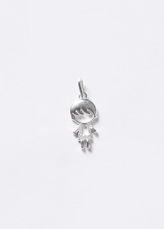Dije Nene 20mm labrado plata 925