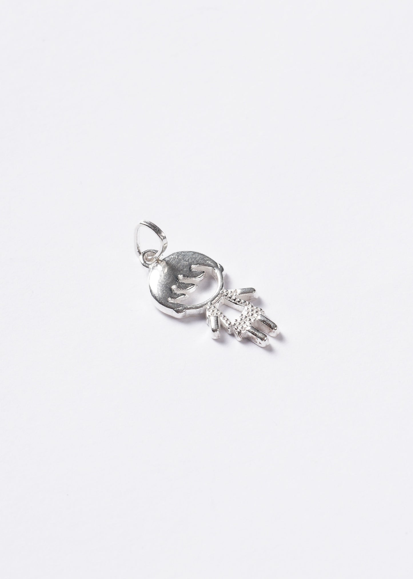 Dije Nene 20mm labrado plata 925