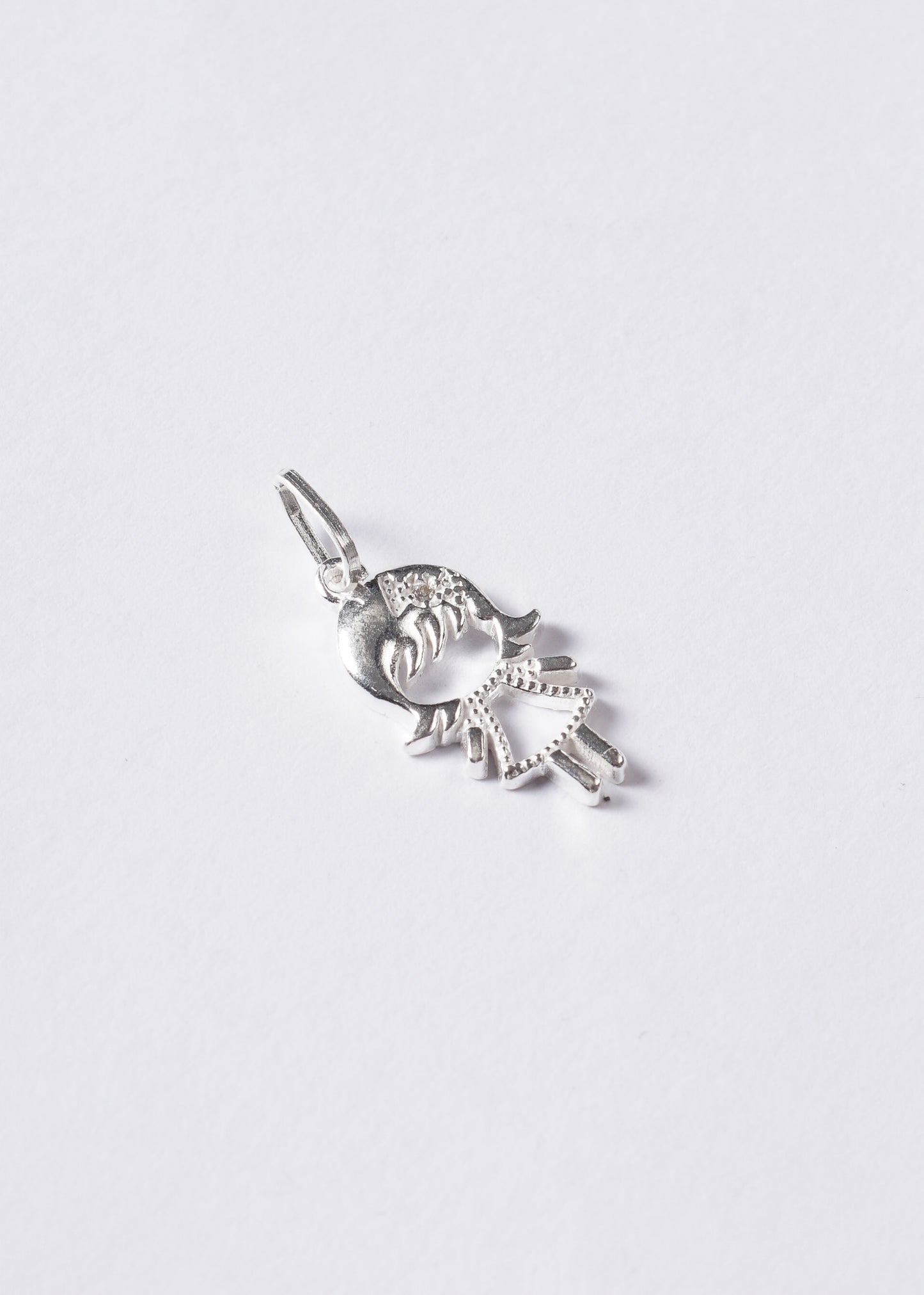 Dije Nena labrado 20mm plata 925