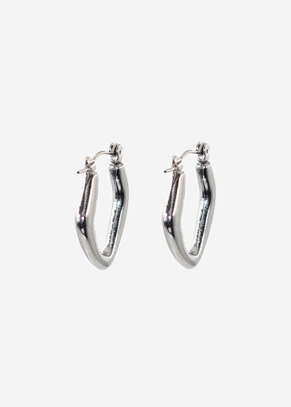 Caravanas aros oval clip acero quirúrgico