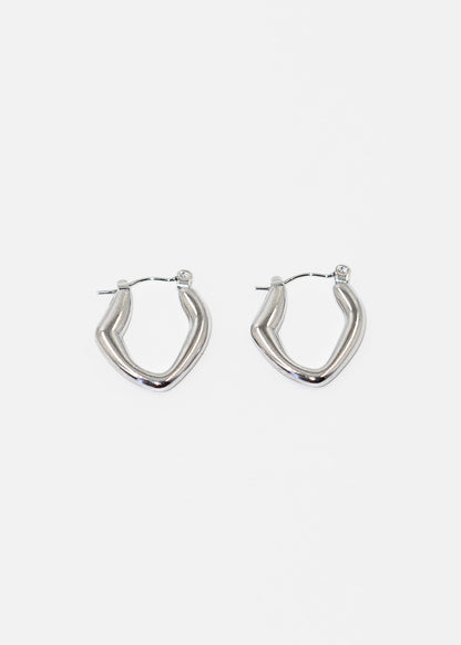 Caravanas aros oval clip acero quirúrgico