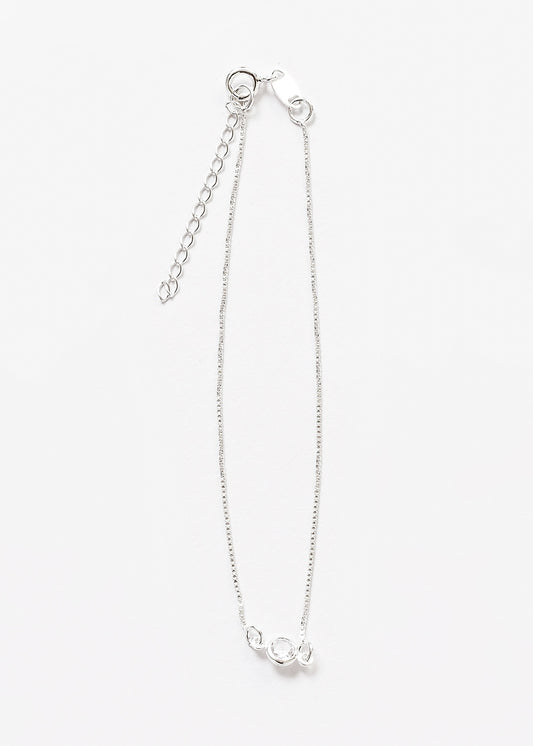 Pulsera punto luz plata 925