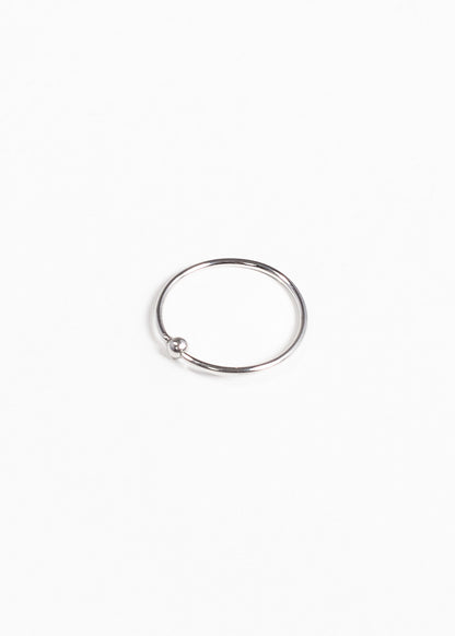 Piercing aro abierto con bolita acero quirúrgico