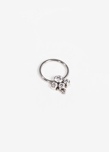 Piercing Aosta titanio & zirconia