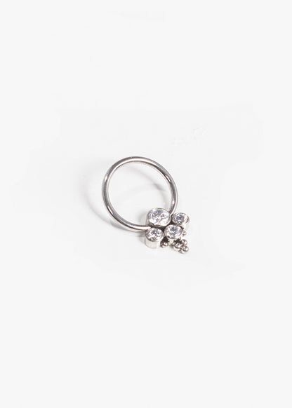 Piercing Aosta titanio & zirconia