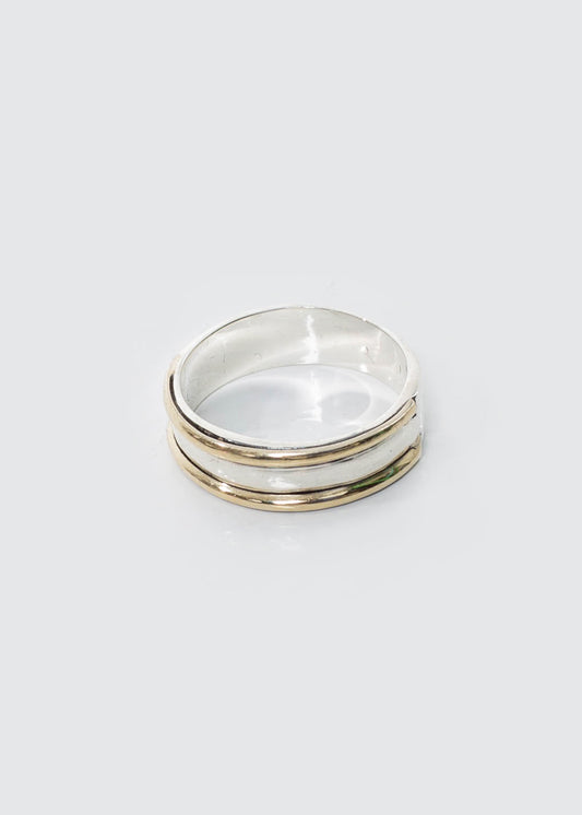 Anillo Salines plata 925 & doublé de oro