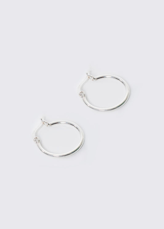 Aros clásicos clip plata 925