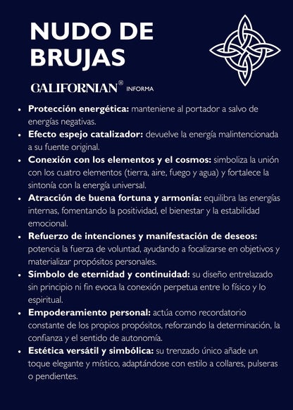Anillo nudo de brujas acero quirúrgico - Dorado