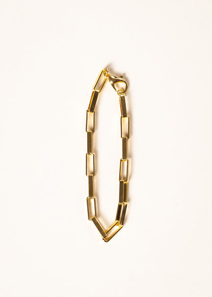 Pulsera forcet baño en oro 18k