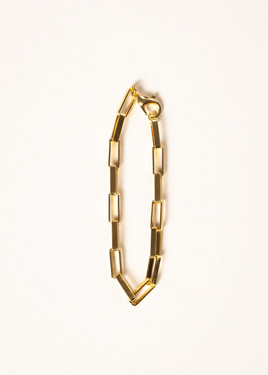 Pulsera forcet baño en oro 18k